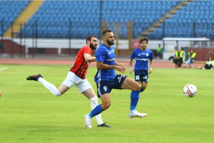 جانب من لقاء سموحة وفيوتشر